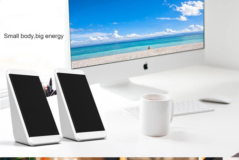 USB Portable Stereo PC Speaker for Laptop