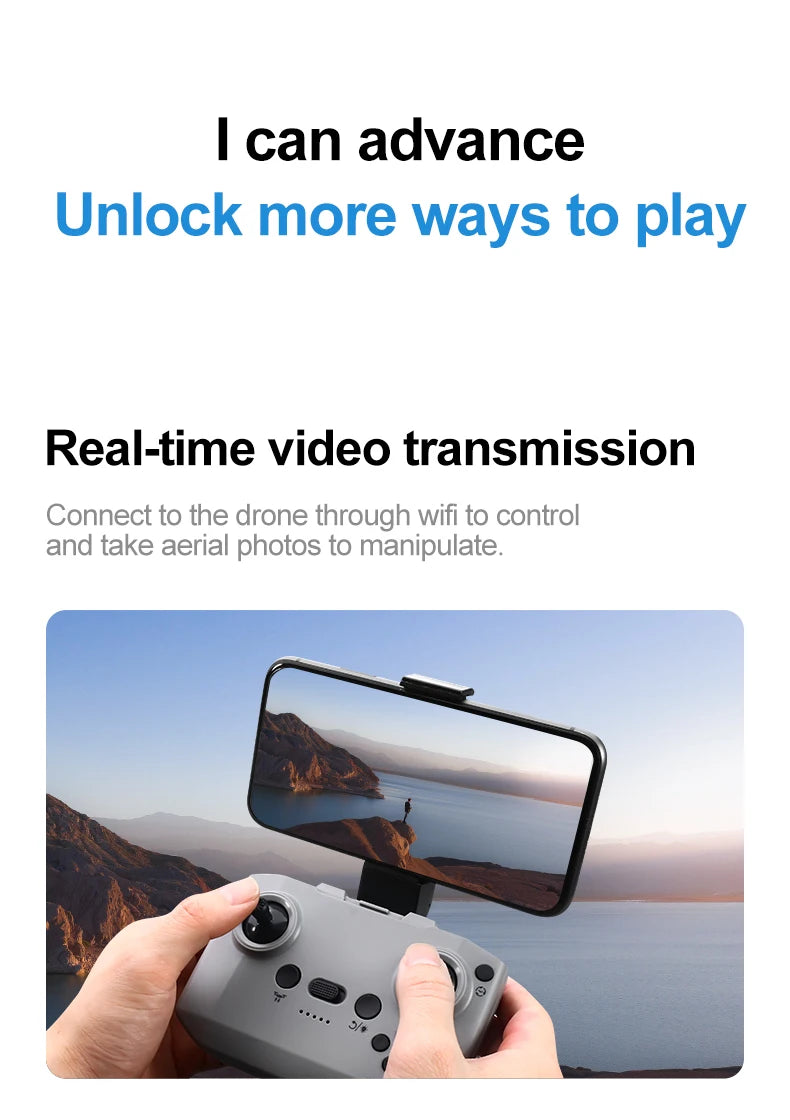 GT3 GPS 8K Drone with Dual Cameras & Obstacle Avoidance