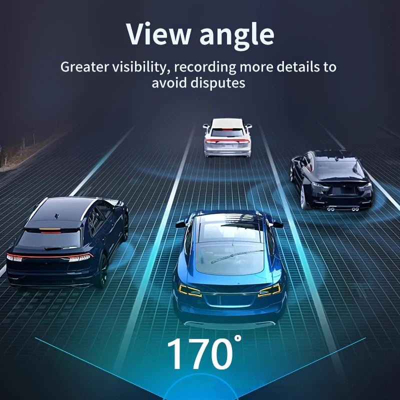 1080P WiFi Dual Dash Cam with Night Vision