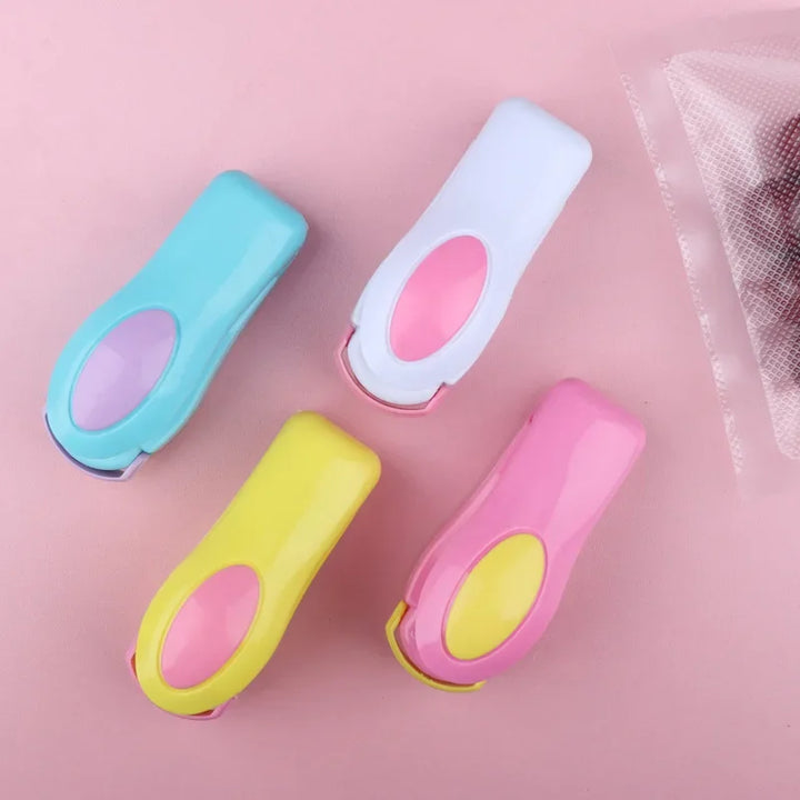 Mini Heat Sealing Machine & Food Bag Clip – Kitchen Storage Tool