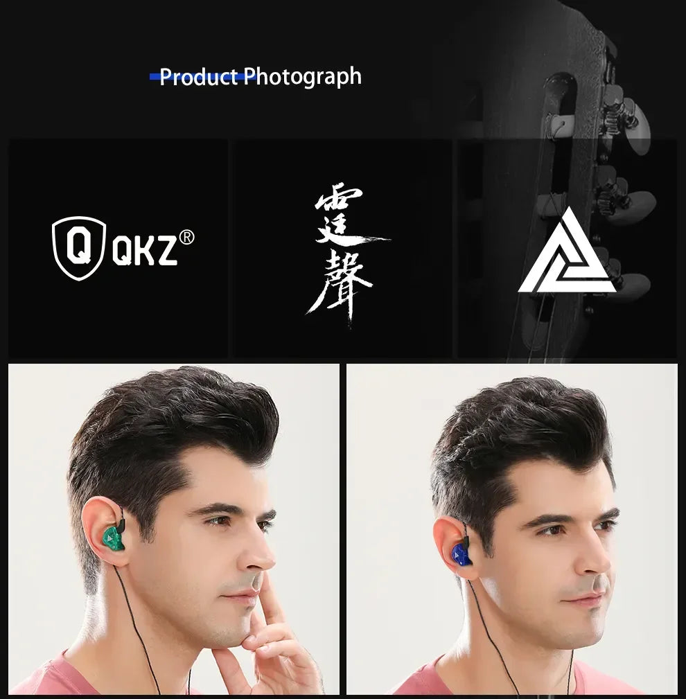 QKZ AK6 3.5mm Wired HiFi Earphones