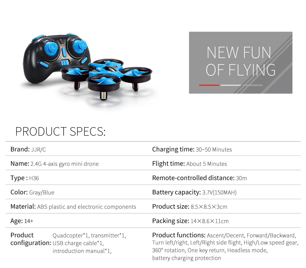 H36 Mini FPV Drone with Remote Control
