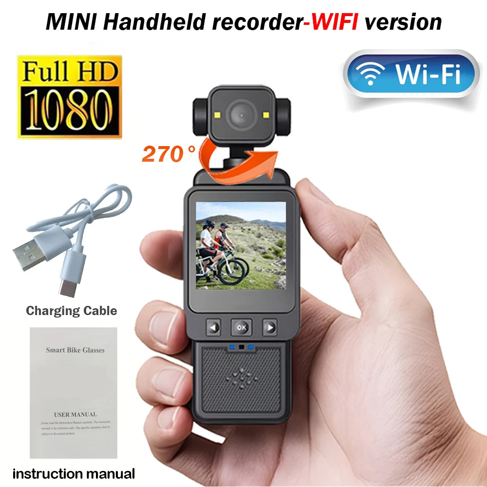1080P HD WiFi Law Enforcement Mini Camera