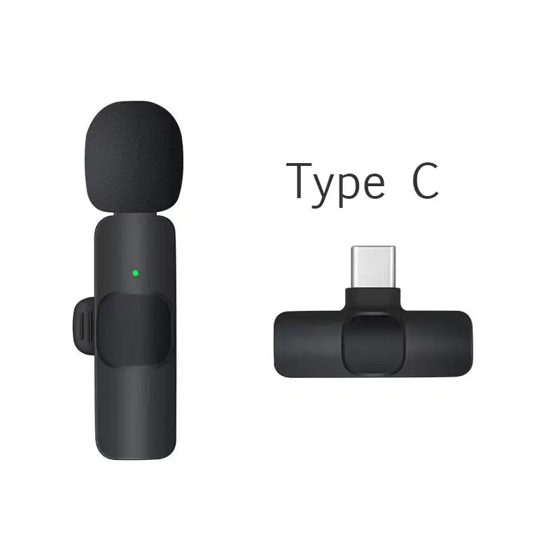Wireless Mini Lavalier Microphone for iPhone & Android