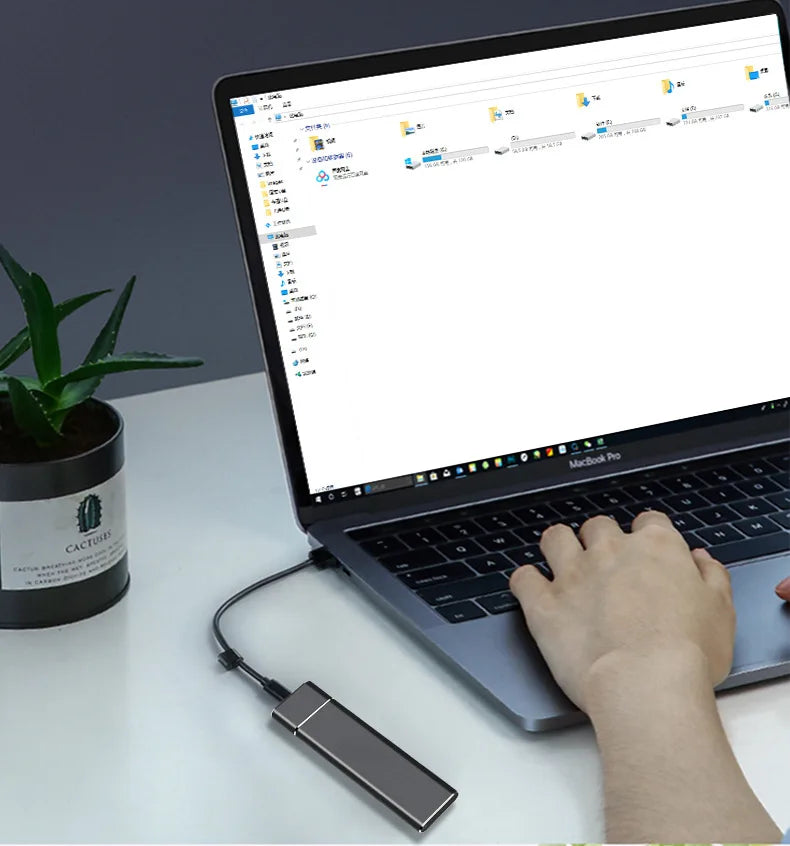 For Xiaomi 1TB External Hard Drive Portable SSD 2TB Hard Disks Storage High-Speed External Solid State Drive USB 3.1 for Laptops