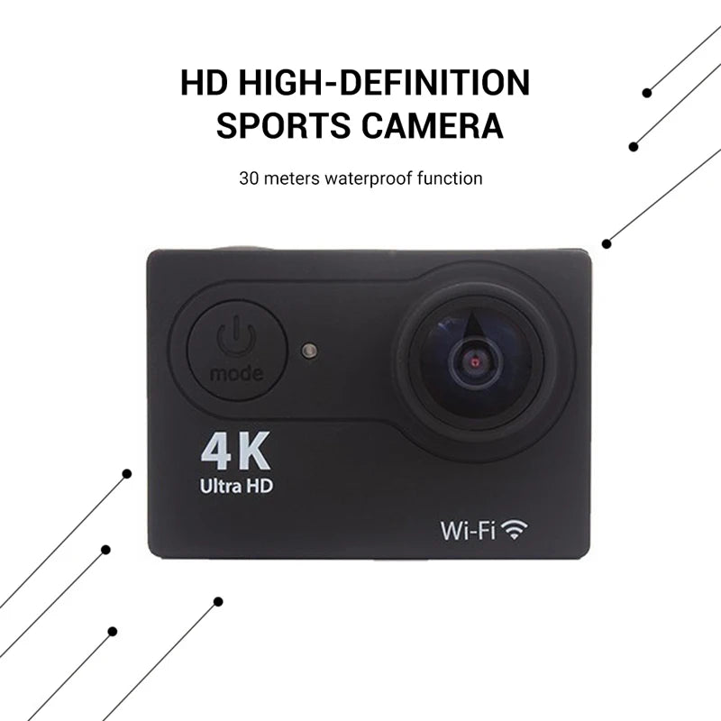 4K Ultra HD Action Camera with WiFi & Waterproof Case