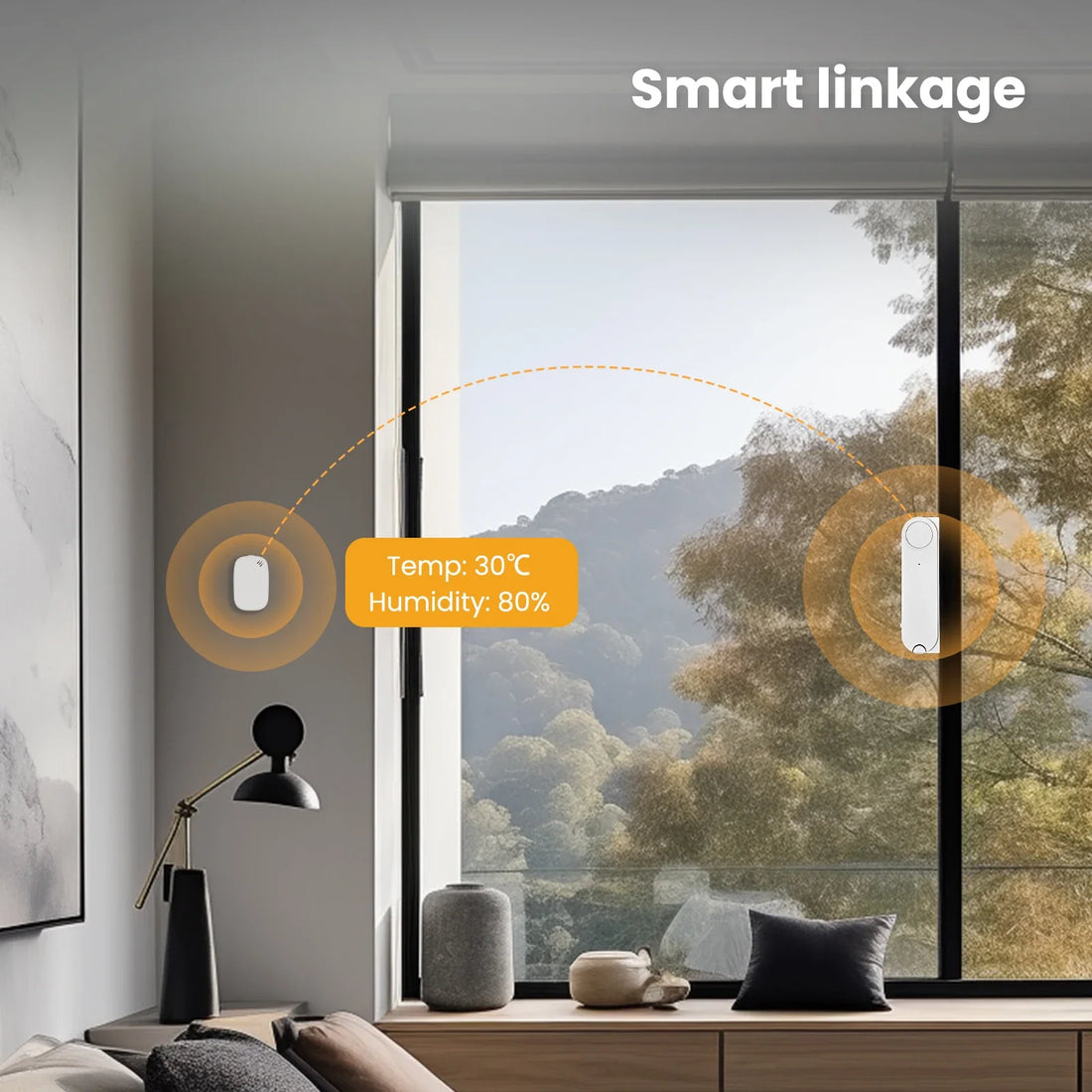 MOES Tuya ZigBee Smart Window Opener with Solar Charging
