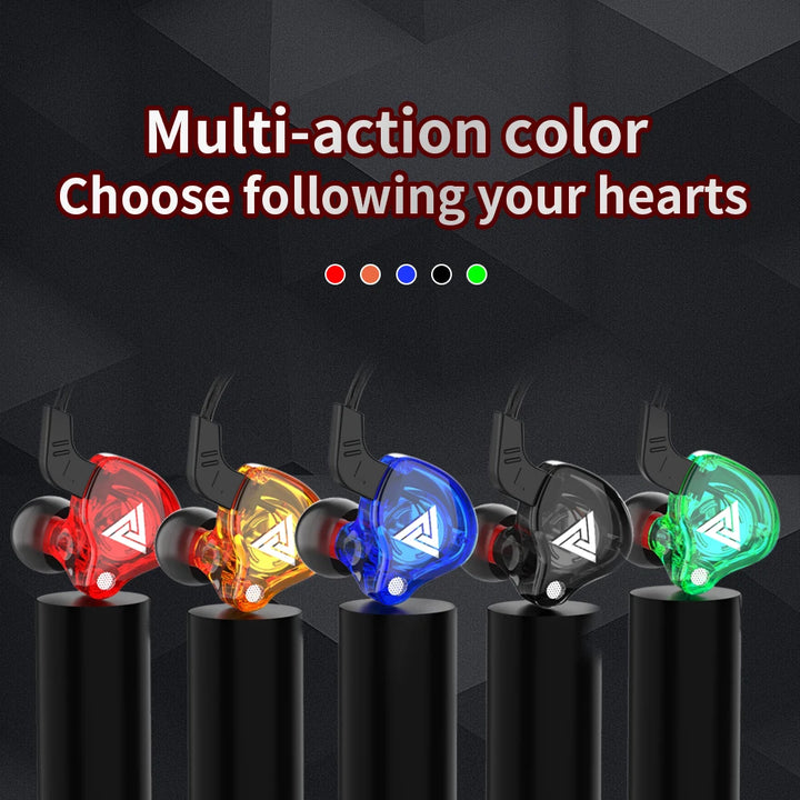 QKZ AK6 3.5mm Wired HiFi Earphones