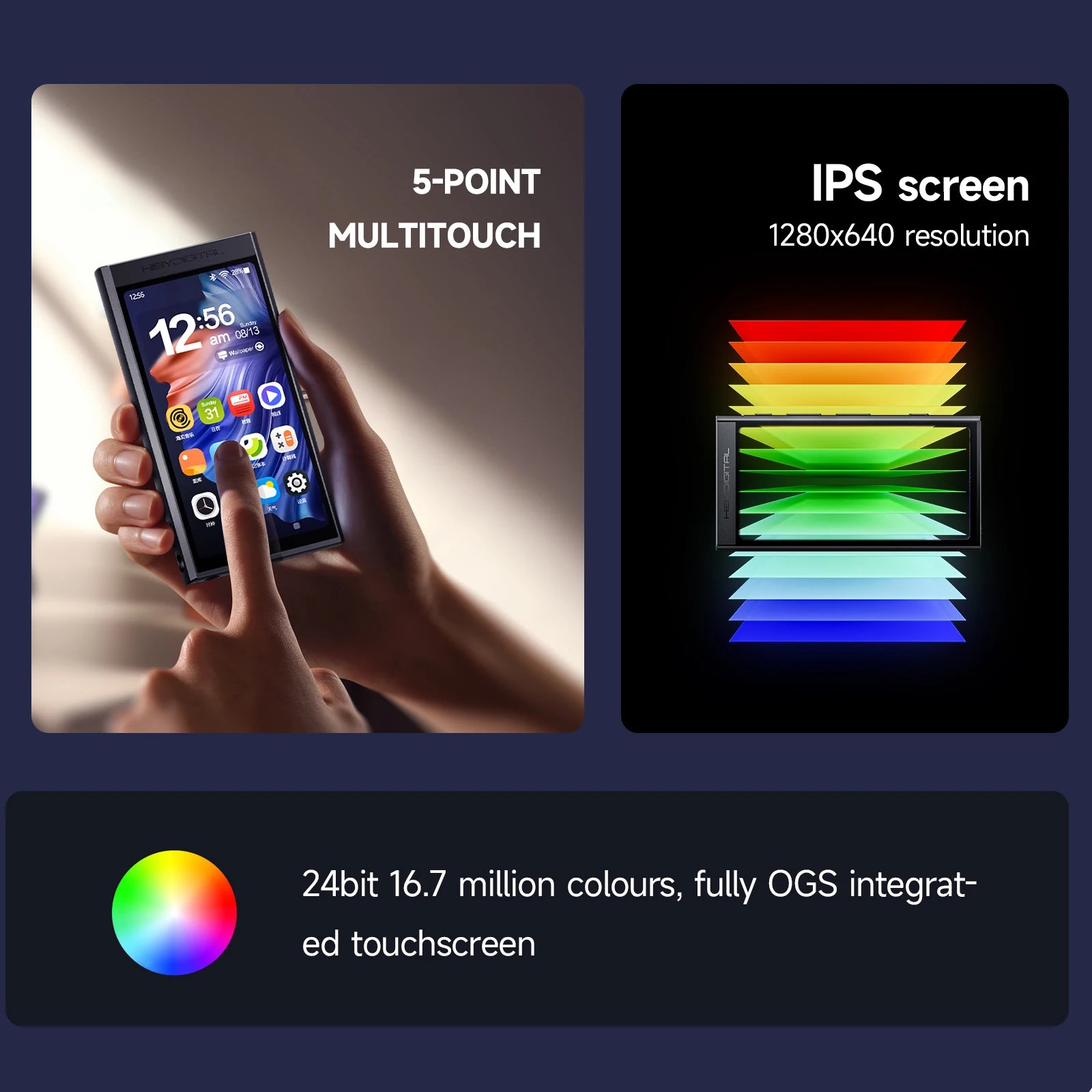 HiBy M300 Android 13 HiFi Music Player