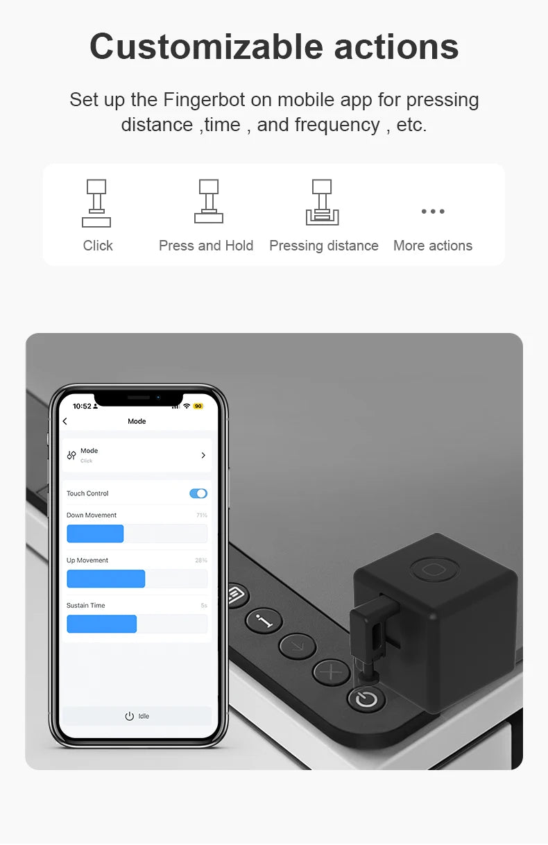 Tuya Zigbee Smart Fingerbot Switch Pusher