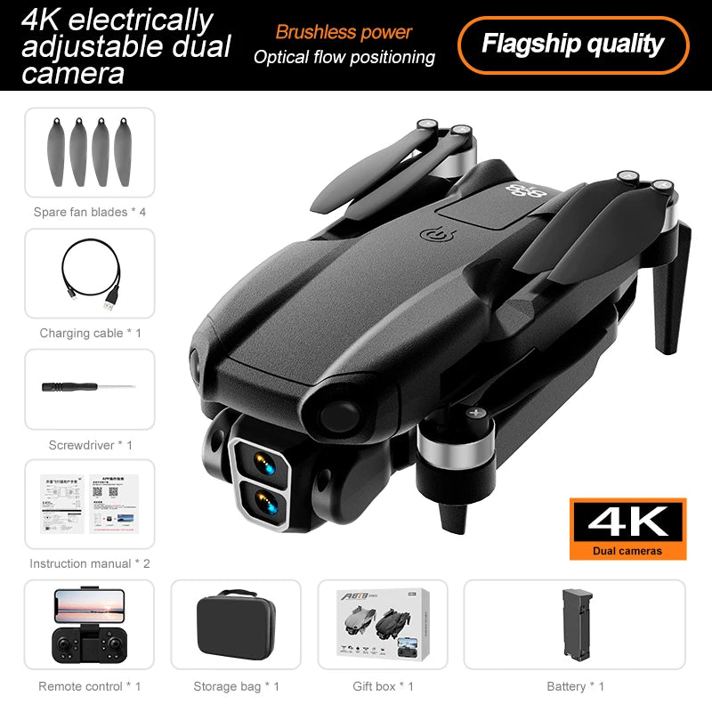 A888 Pro 4K Dual Camera Drone with Obstacle Avoidance