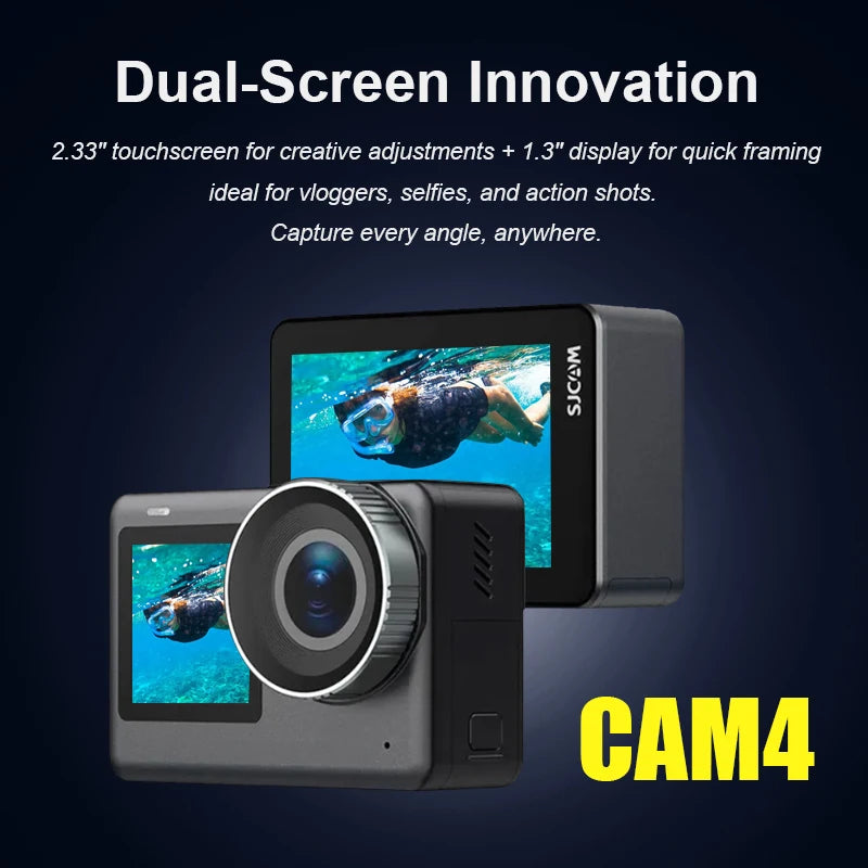 SJCAM CAM4 4K Action Camera with Touch Screen