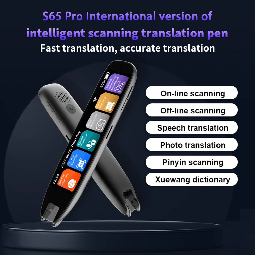 S65Pro Dictionary Translation Pen Scanner