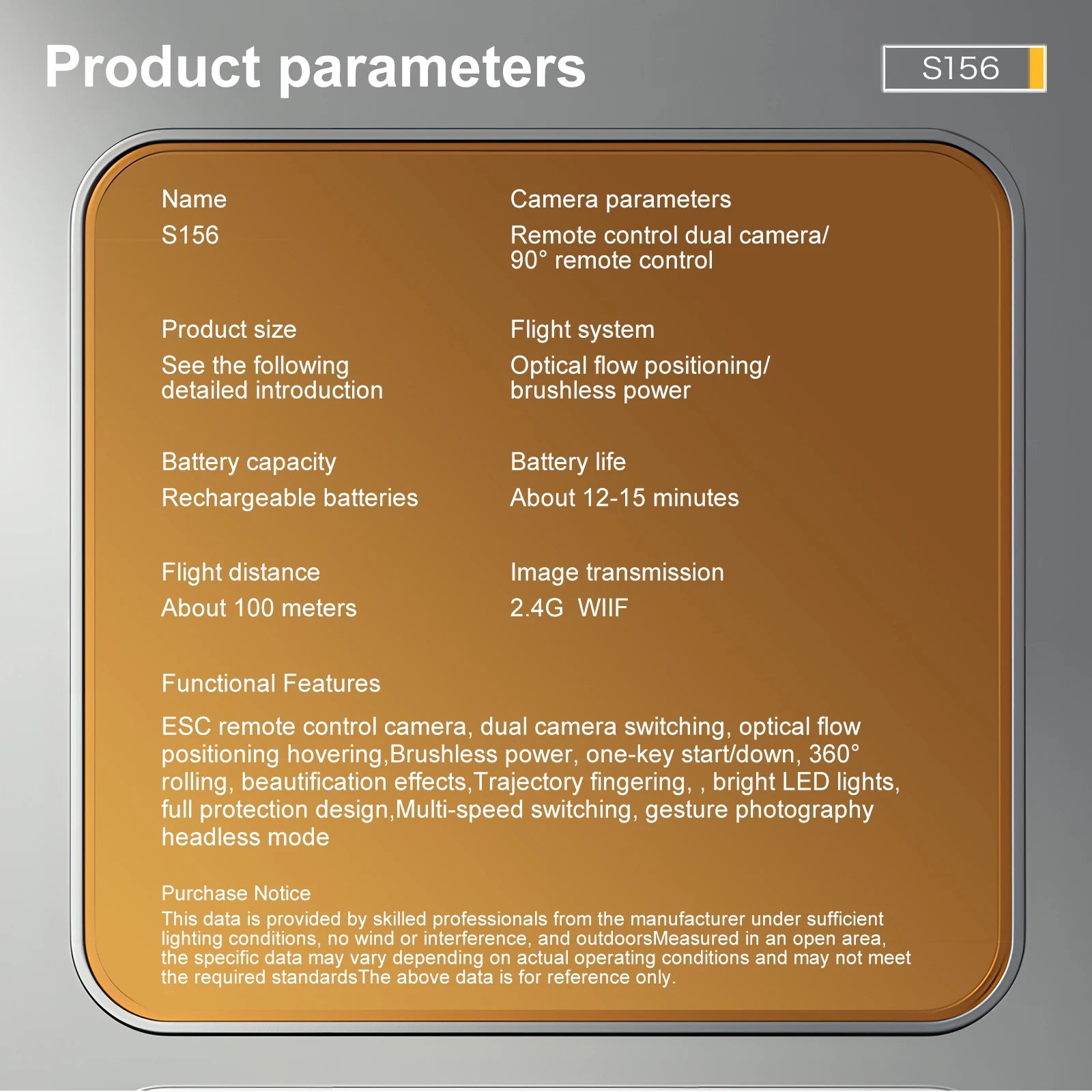 S156 8K GPS RC Drone with Dual HD Camera