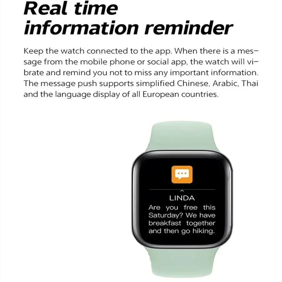 LAXASFIT 2025 Smartwatch with Bluetooth Call