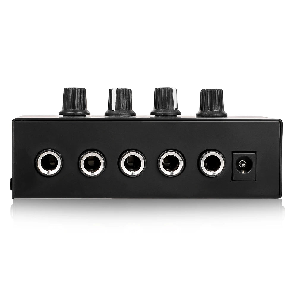 HA400 4-Channel Mini Headphone Amplifier with Power Adapter