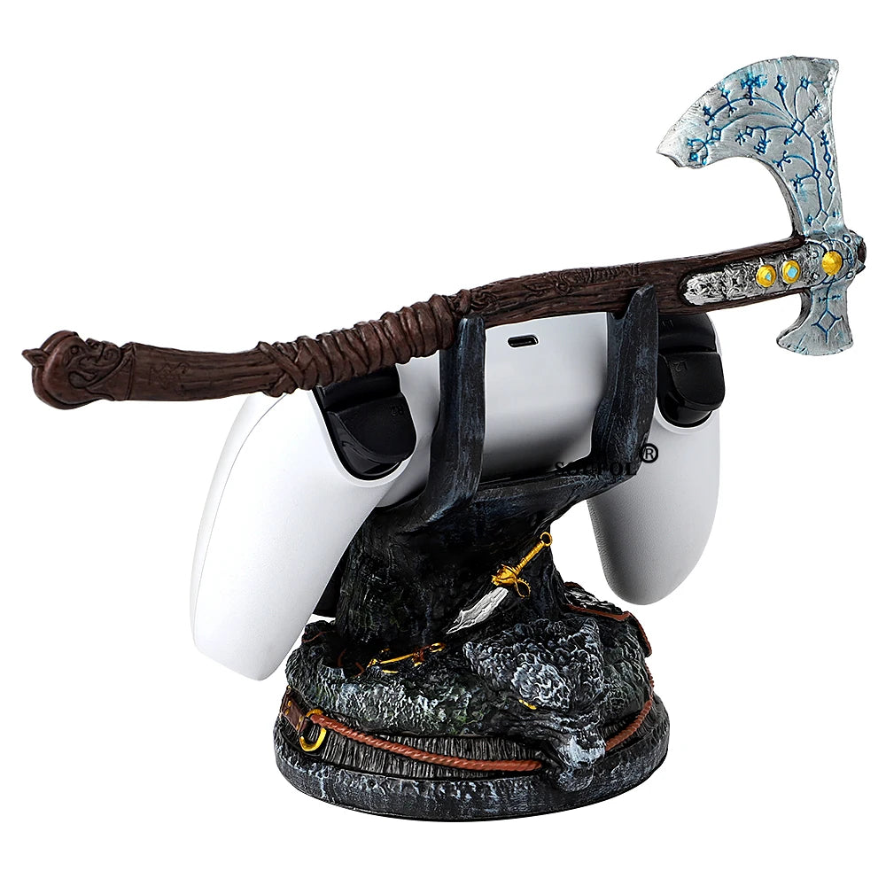 2025 New God of War Game For PS5/Xbox/PS4 Controller Creative Stand Unique Gamepad Holder Desktop Decoration Gaming Accessories