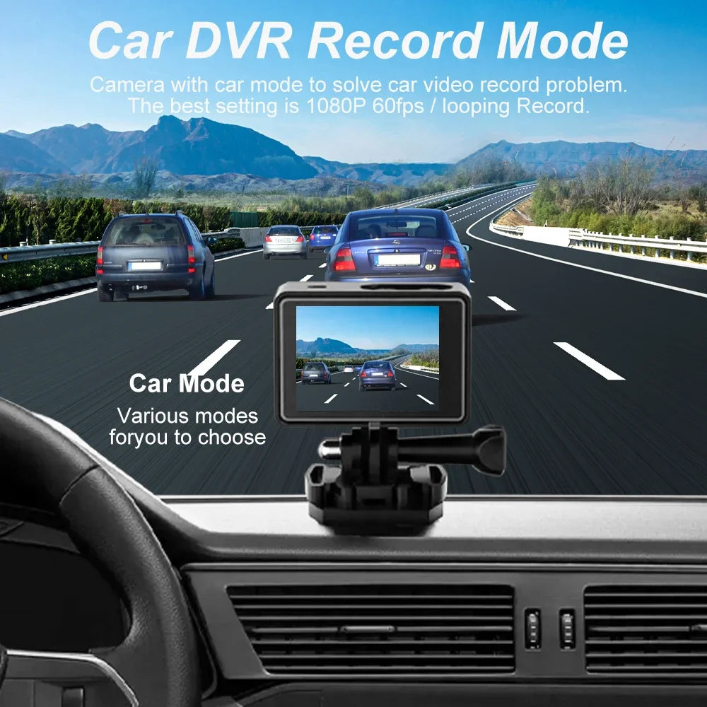 M40TR 5K Action Camera with Touch Screen & Zoom