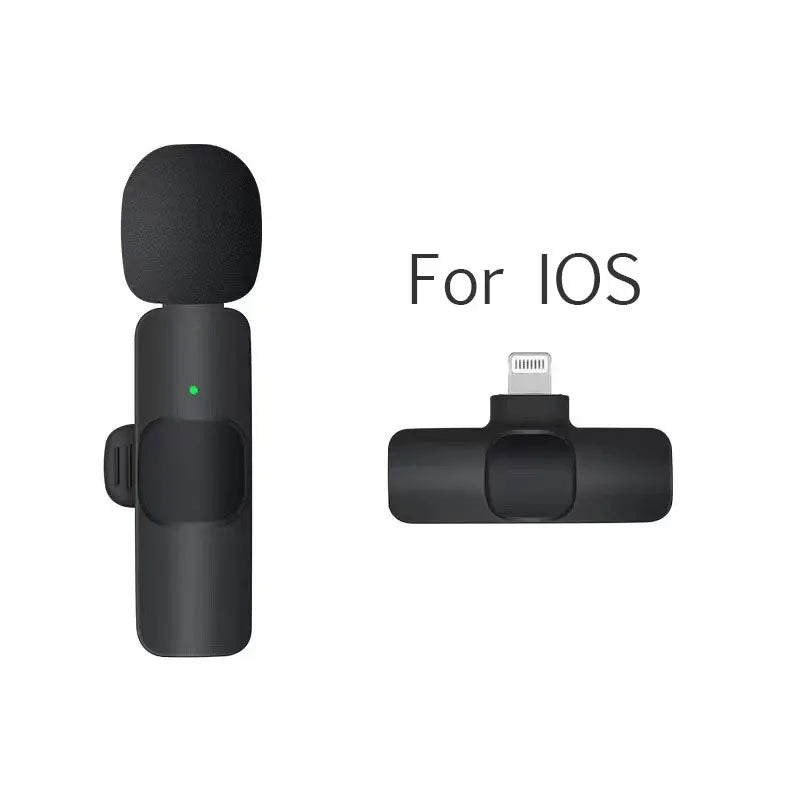 Wireless Mini Lavalier Microphone for iPhone & Android