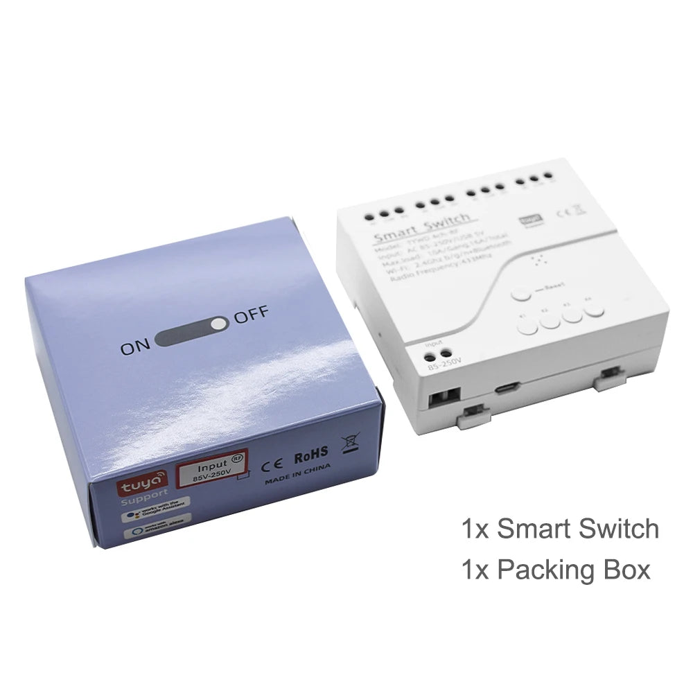 4CH Tuya WiFi Smart Relay Switch Module