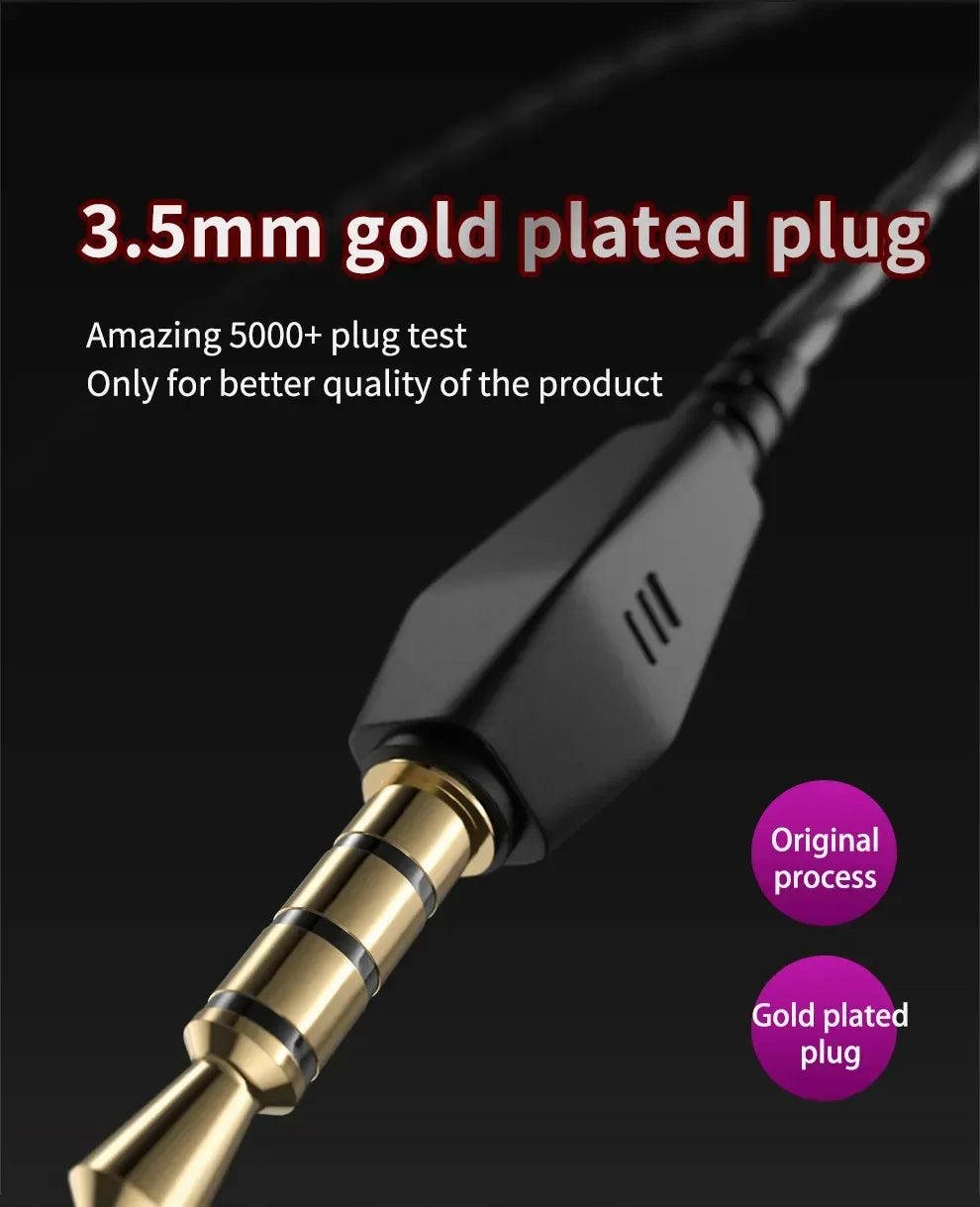 QKZ AK6 3.5mm Wired HiFi Earphones