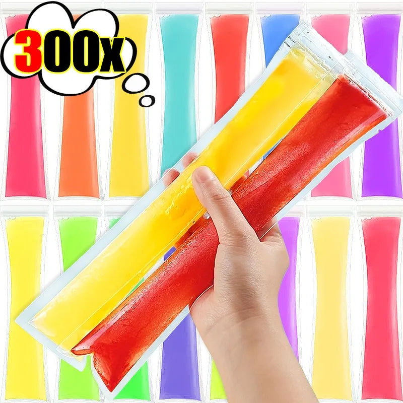 Disposable Transparent Popsicle Bags (50/300PCS)
