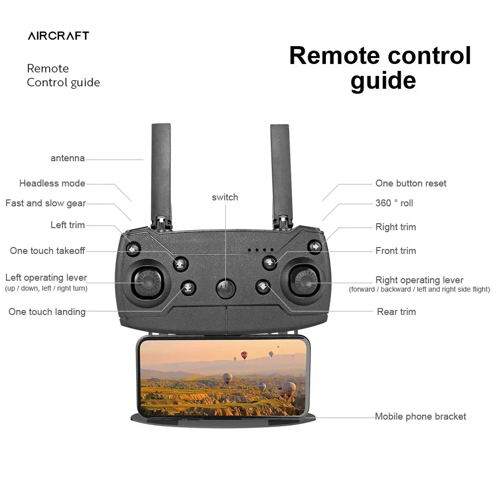 ZHENDUO E99 Pro Mini Drone with Dual HD Camera