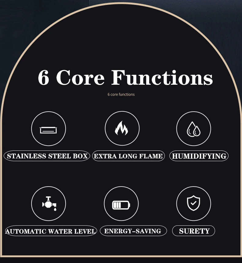 Water Vapor Fireplace Germicidal UV Lamps Customized 3D Flame Electric Fireplace Tv Stand Inserts Living Room Decorative