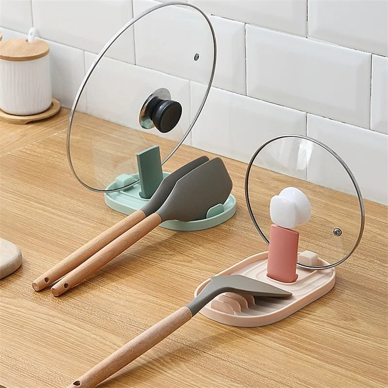 Heat-Resistant Kitchen Spoon Holder Rack