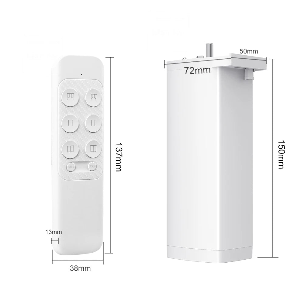 Tuya 155MM Zigbee/WiFi Smart Curtain Motor