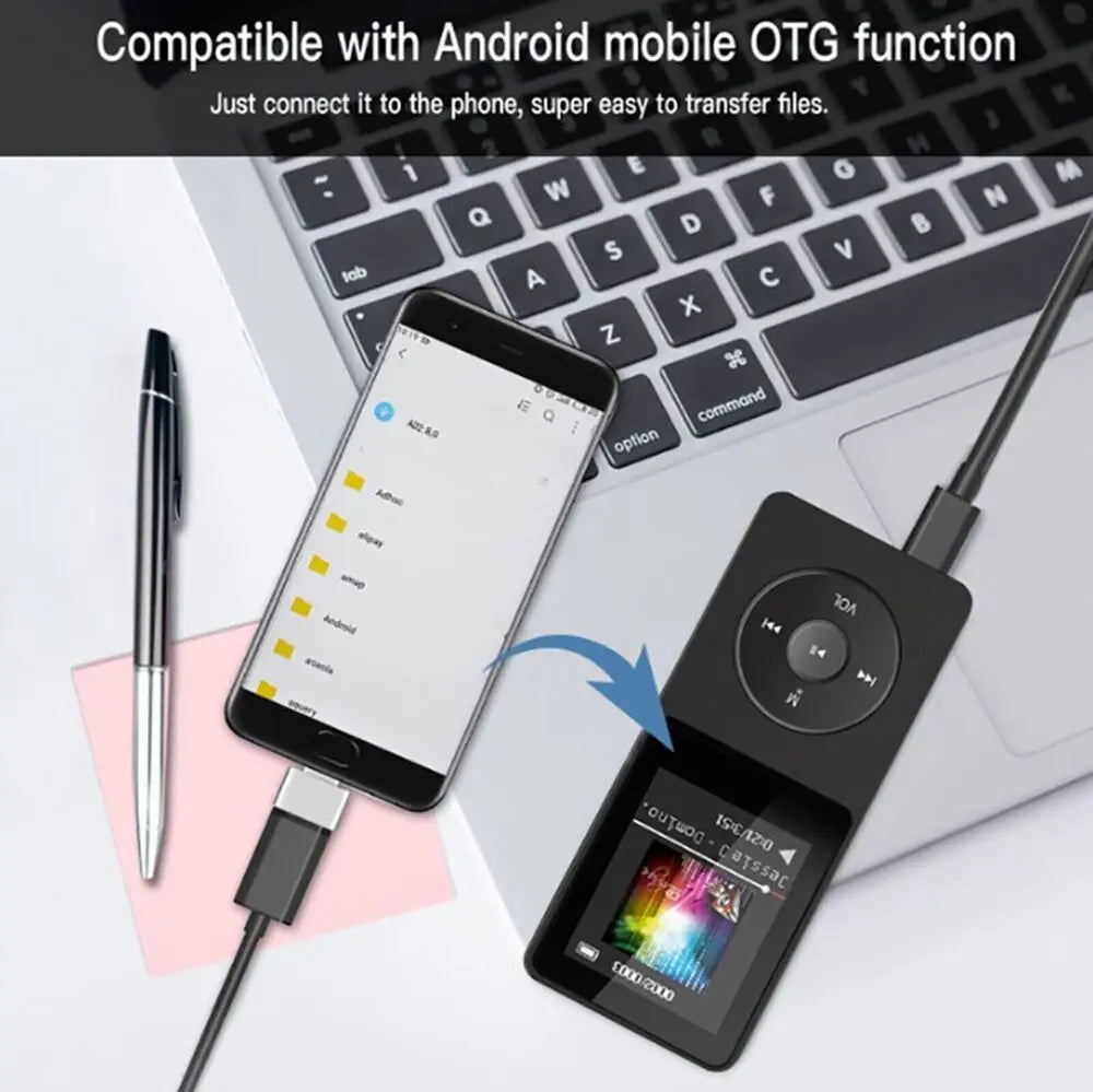 Bluetooth MP4/MP3 Lossless Music Player with TFT Display