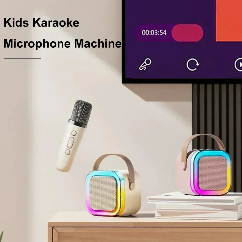 K12 Portable Bluetooth Karaoke Speaker with Dual Mics