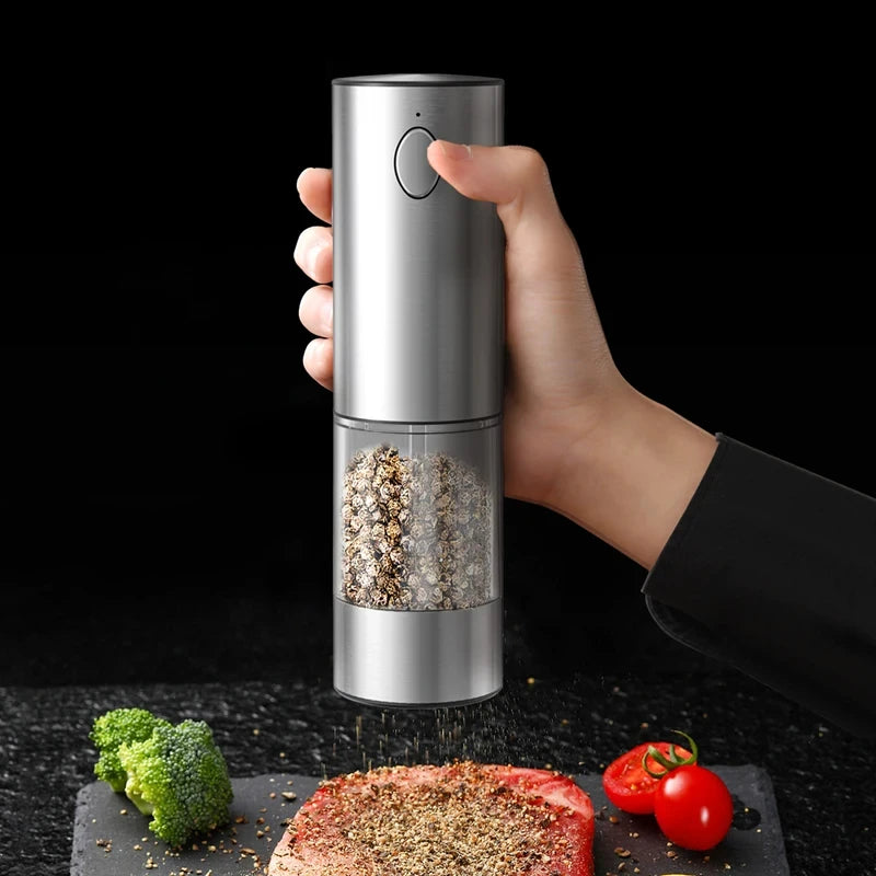 Electric Rechargeable Salt And Pepper Grinder