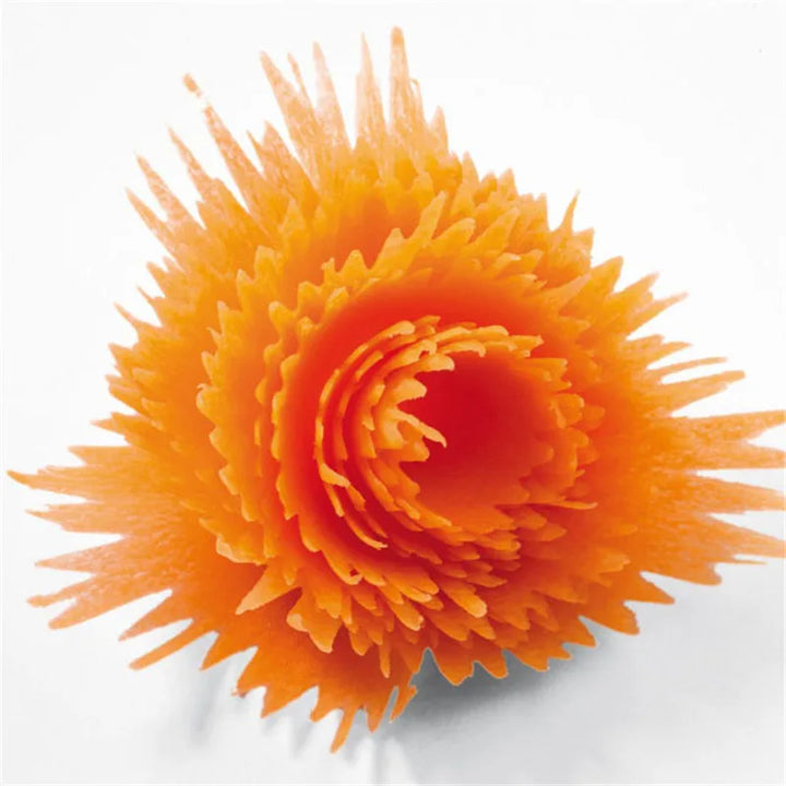 Fruit Vegetable Creative Plastic Cutter Rotating Peeling Cut Flower Kitchen Cooking Hole Shape Cutter Household Gadget