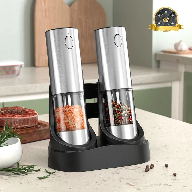 Electric Rechargeable Salt And Pepper Grinder