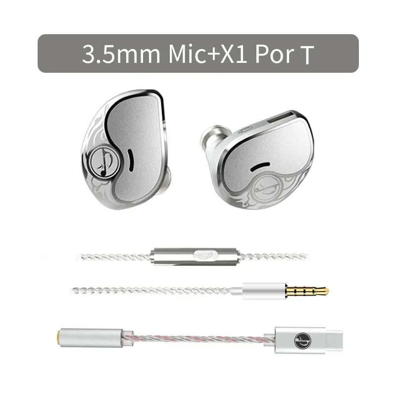 Zhulinniao Qingluan Z4 In-Ear Metal Headphones HiFi Sound Noise Cancelling for Music & Gaming Student And Office Use