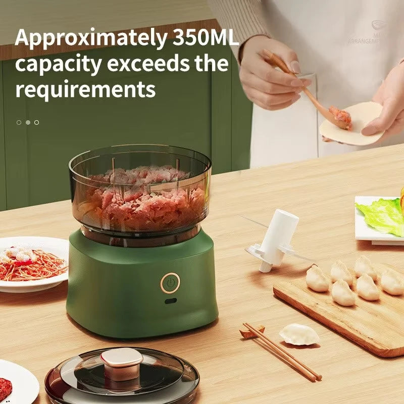 Mini Baby Food Processor – 350ML Wireless Cooking Machine
