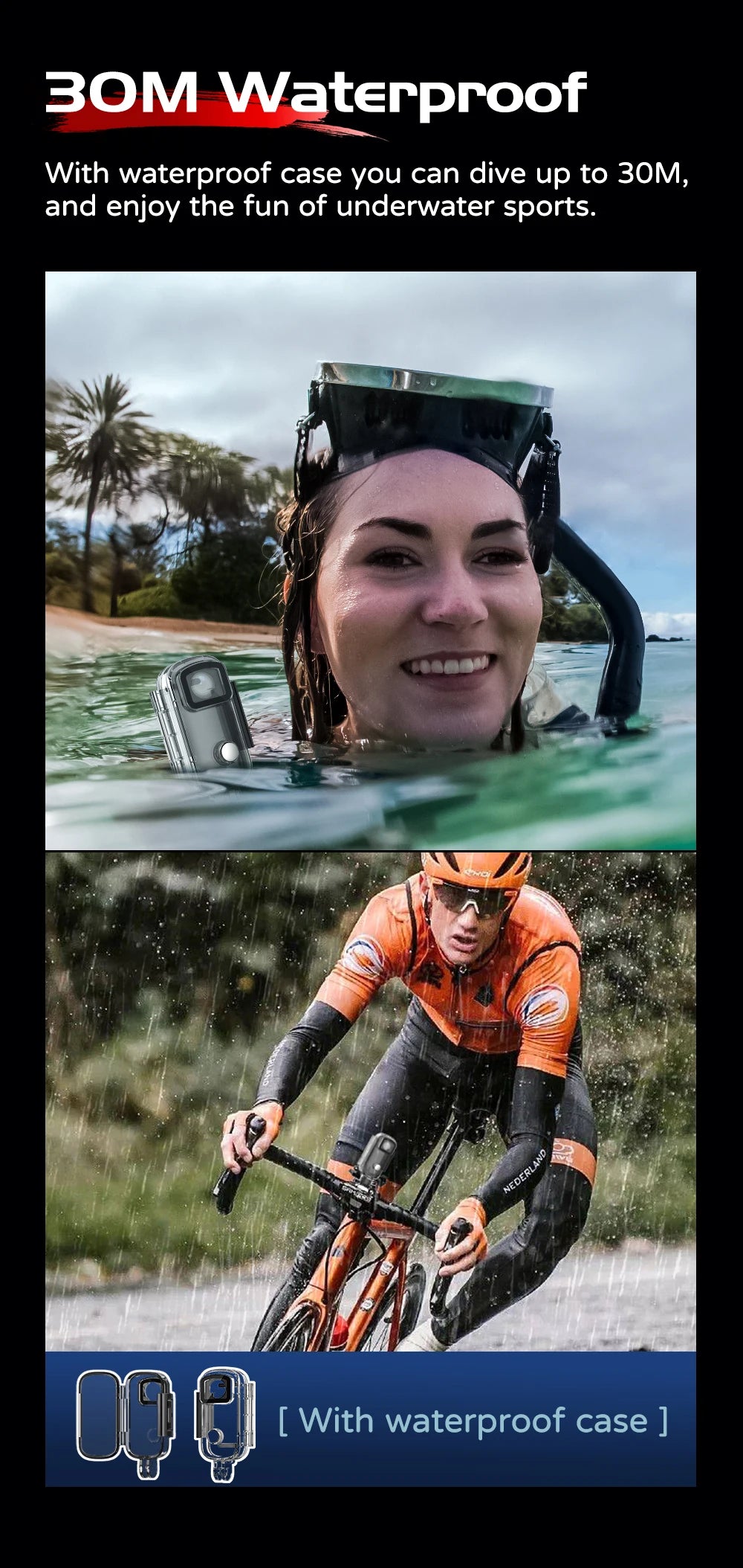 SJCAM C100/C100 Plus Mini 4K Action Camera