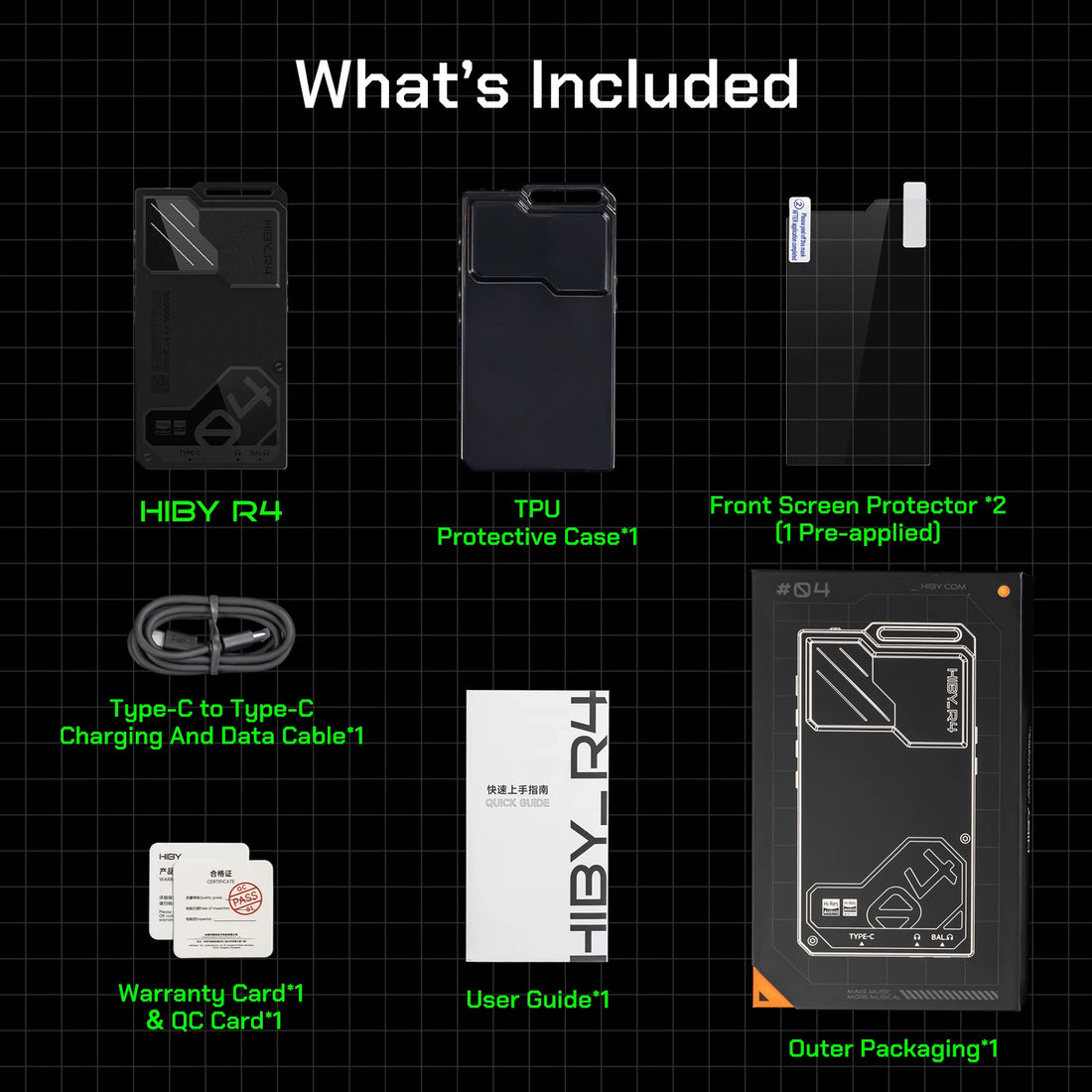 HiBy R4 HiFi Android 12 Music Player with ES9018Q2M DAC