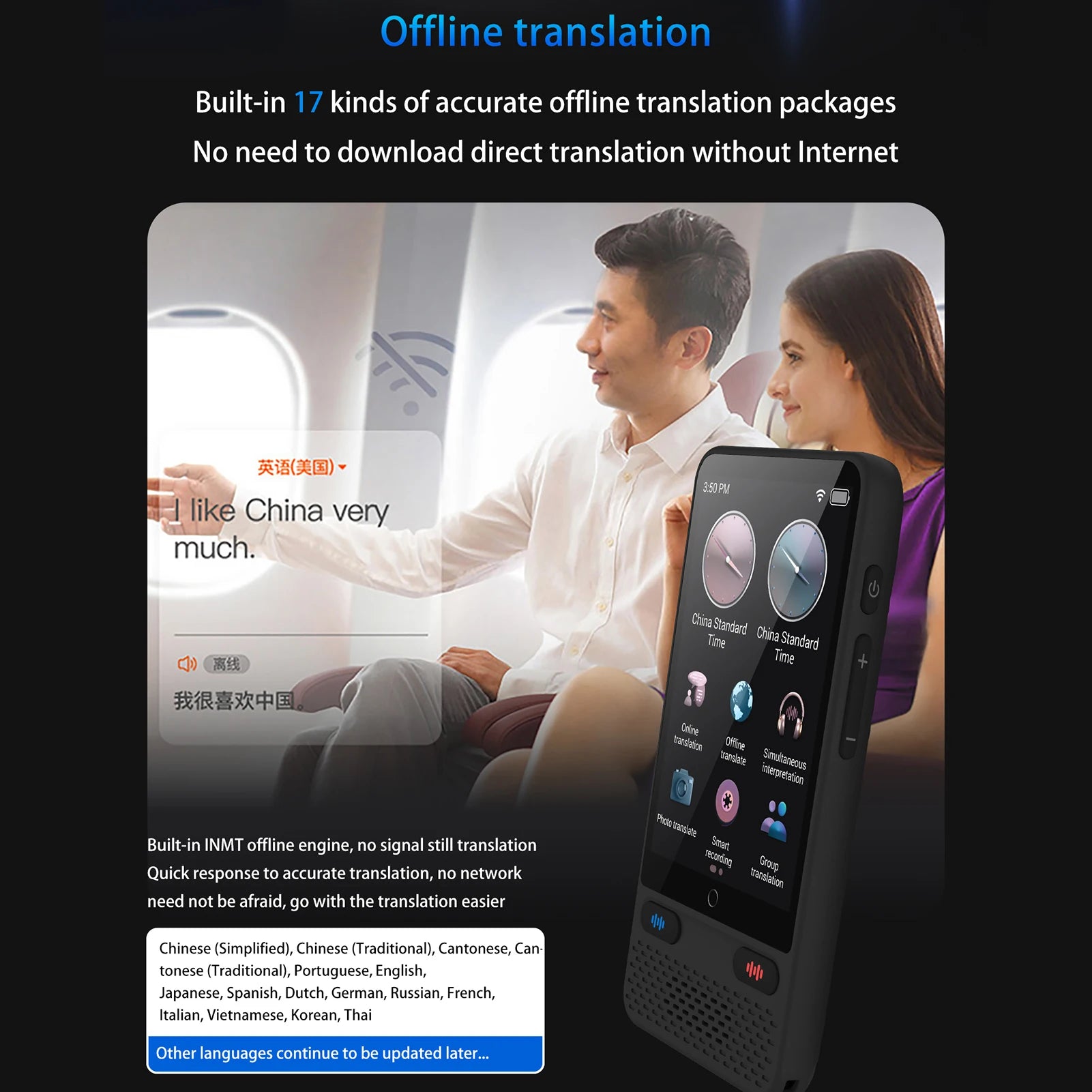 S85 Portable Language Translator Device