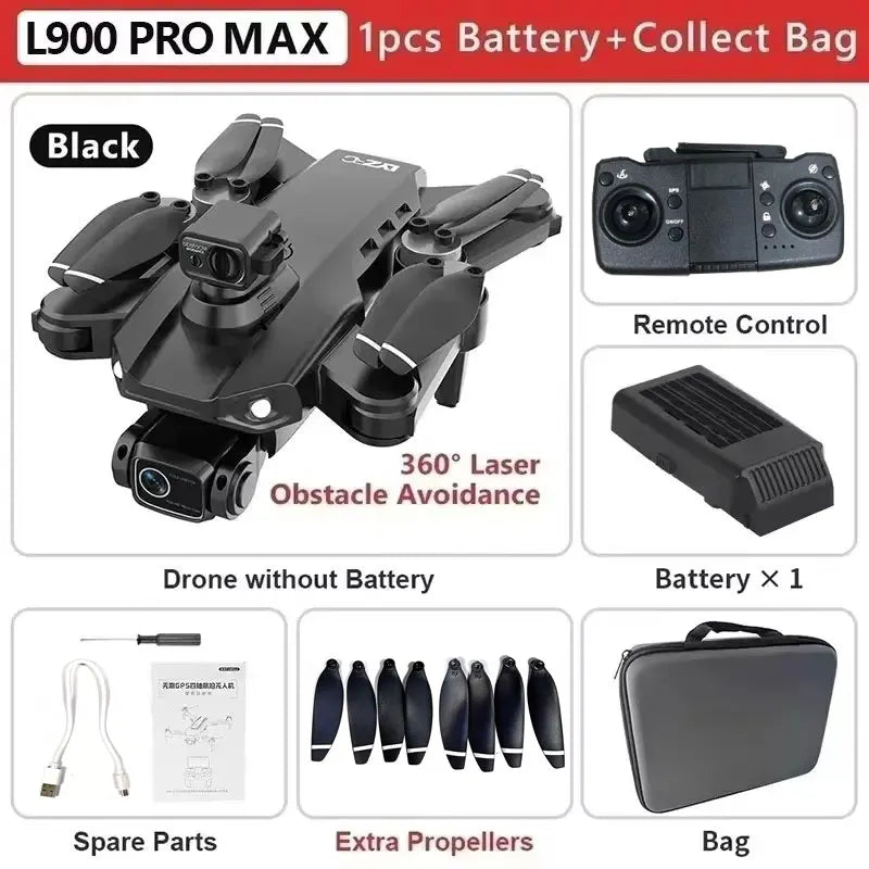 L900 Pro MAX 4K GPS Drone with Dual Camera