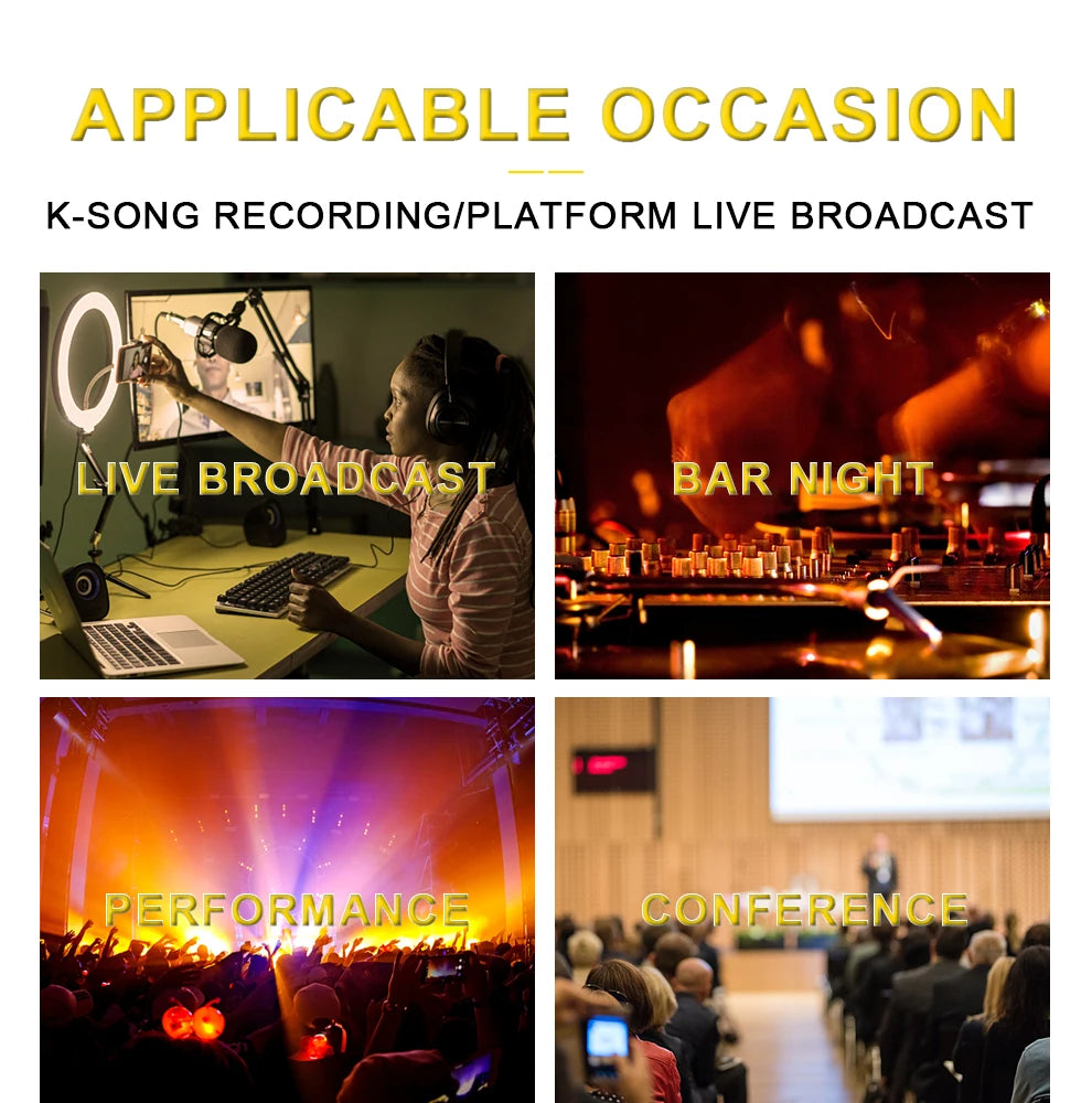 TKLBLS 6-Channel Professional Audio Mixer with DSP & Bluetooth