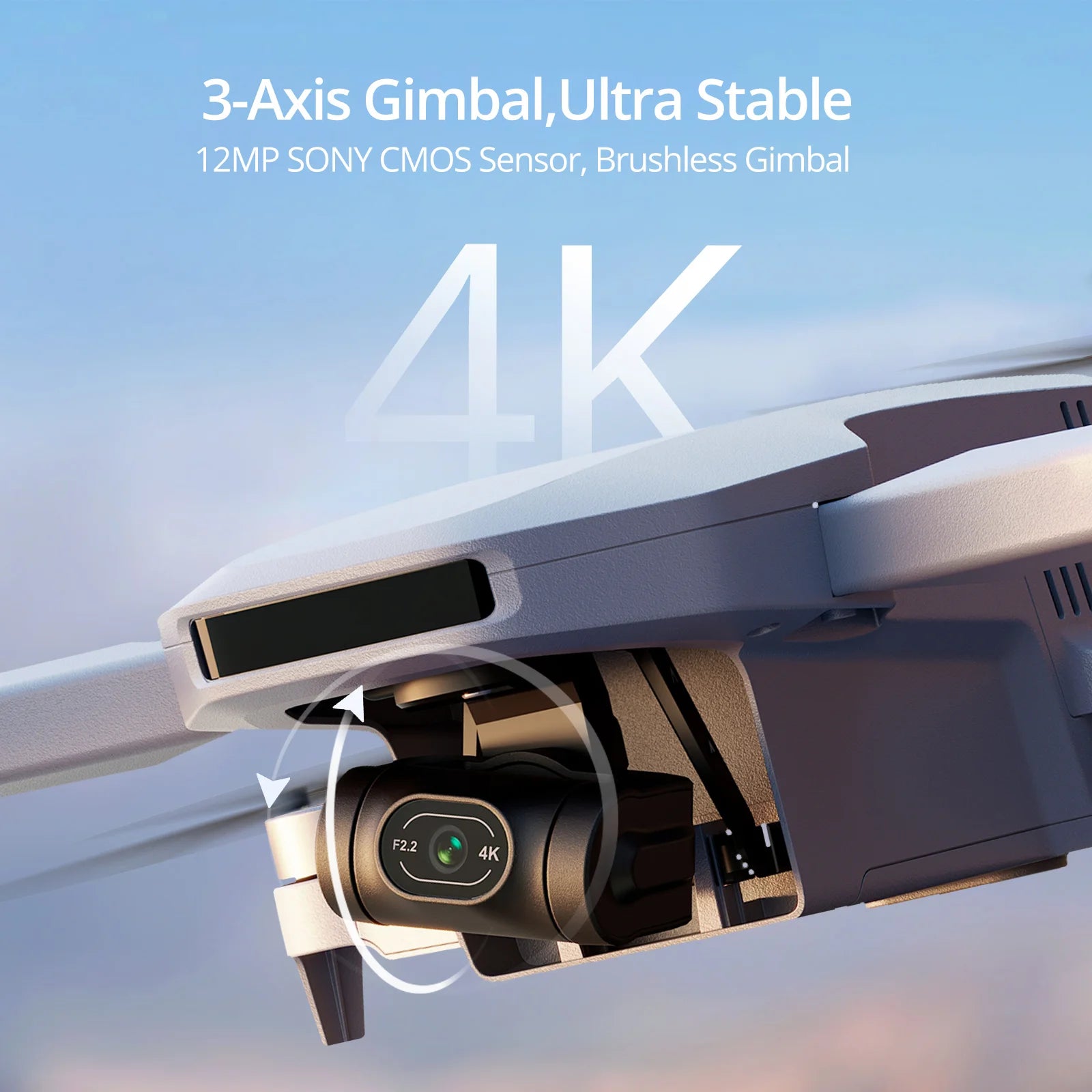 Potensic C0 Mini 4K GPS Drone with 3-Axis Gimbal