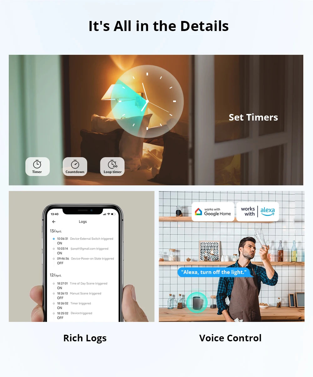 Sonoff Mini R4 Matter WiFi Smart Light Switch