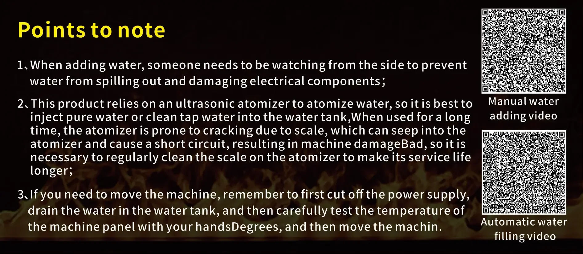 3D Steam Electric Fireplace with App Control Smart LED Flame Water Vapor Humidifier for Bedroom Living Room TV Decor