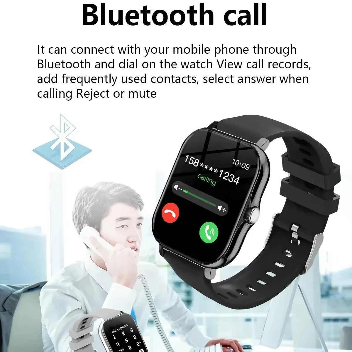 Xiaomi 2025 Bluetooth Smart Watch for Men & Women