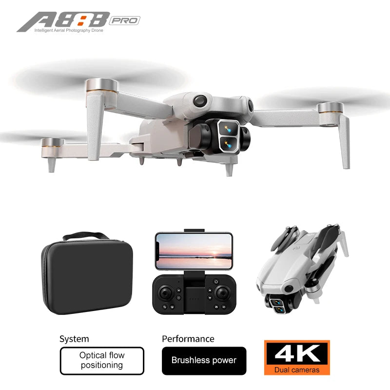A888 Pro 4K Dual Camera Drone with Obstacle Avoidance