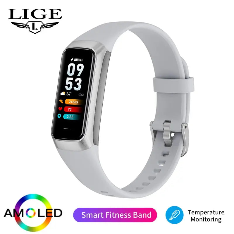 LIGE AMOLED Smart Watch for Men & Women