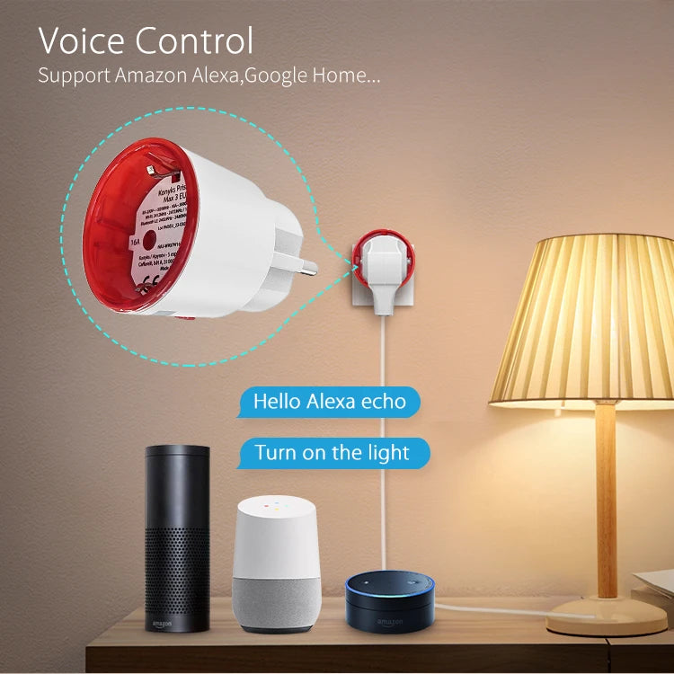 Tuya WiFi Smart Plug EU 16A with Power Monitoring