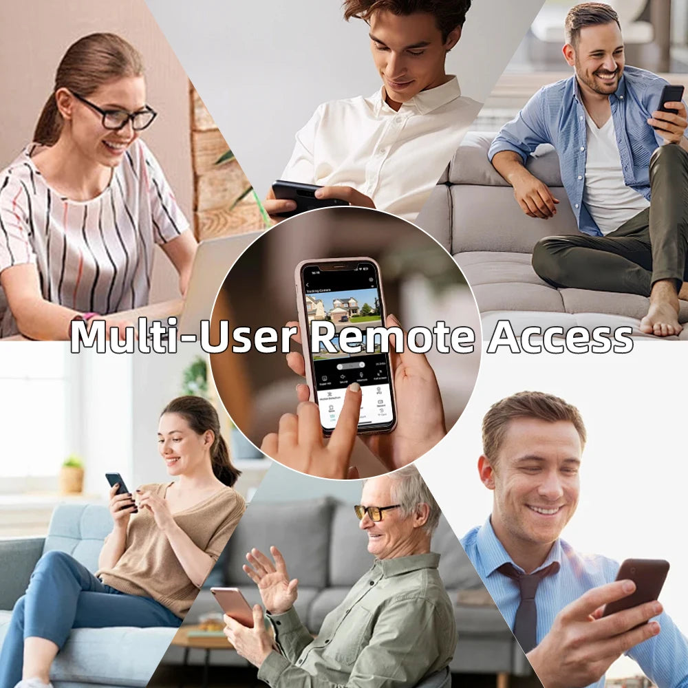 V380 Pro 6K 4G Solar Triple-Lens Outdoor Security Camera